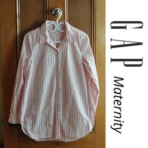 Gap Maternity Oversize Button Down Blouse Size M